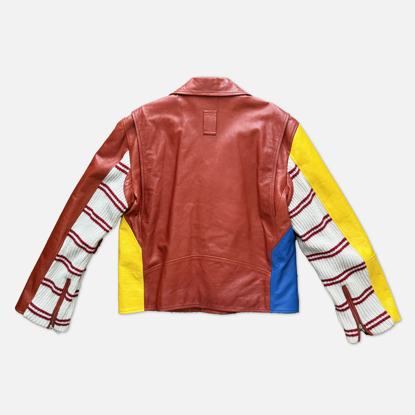 Marni Color Block Leather Jacket