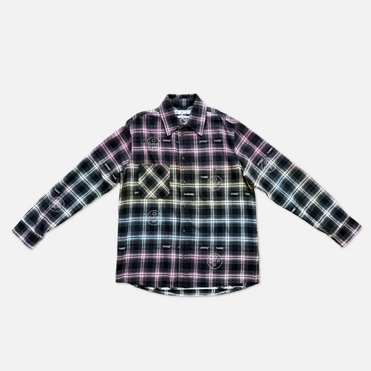 Off-White Multicolor Check Flannel Shirt