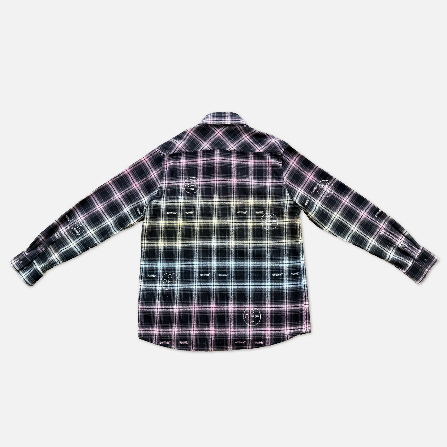 Off-White Multicolor Check Flannel Shirt